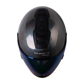 Casco Shaft Pro 300 Modular Solid Camaleon Visor Iridium Azul